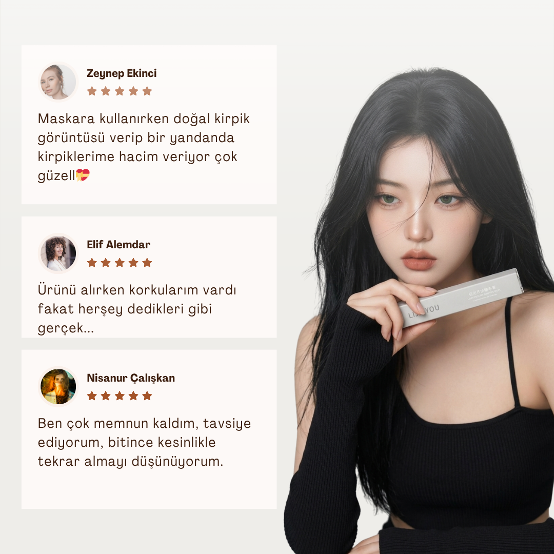 LijieYou I Fırçasız Metal Maskara